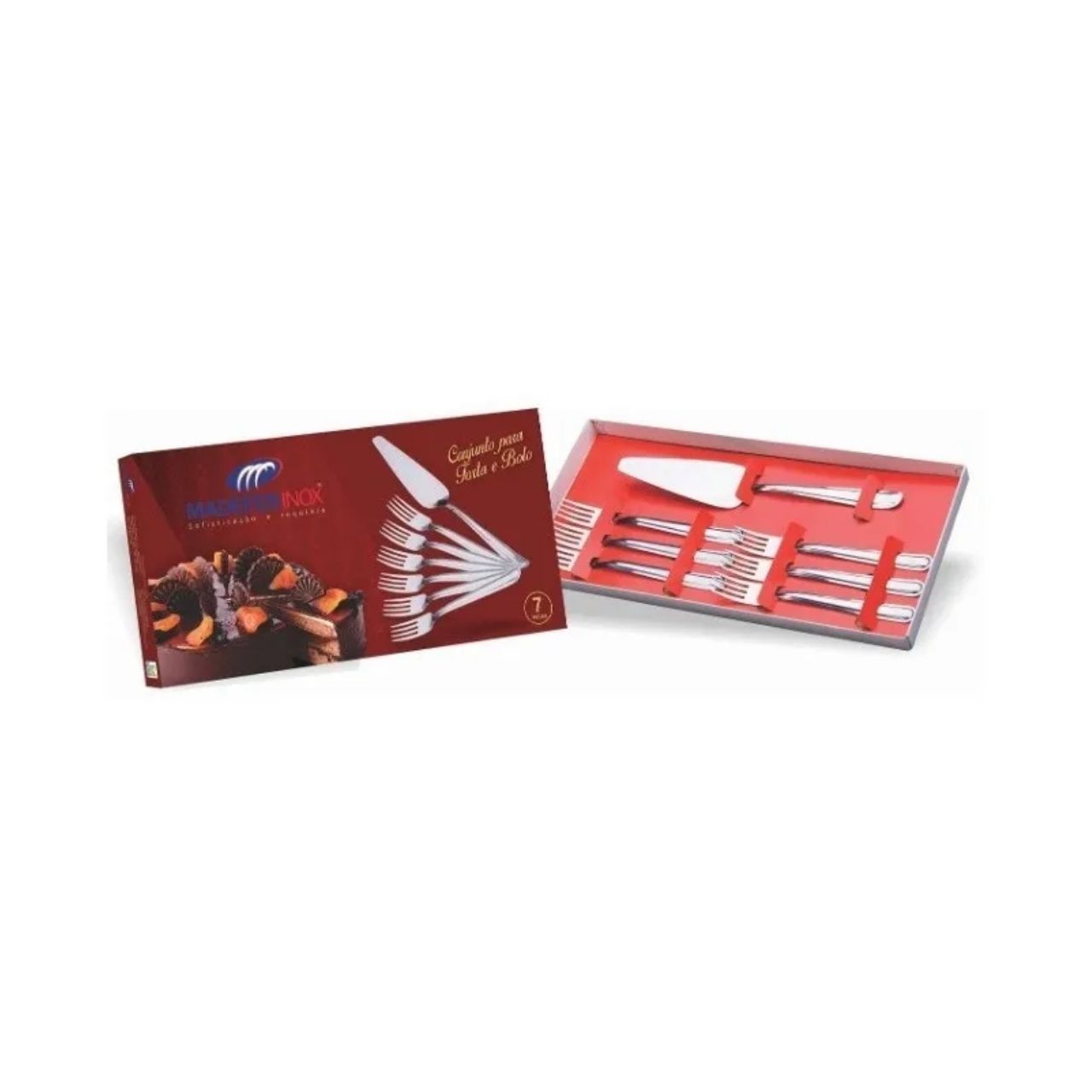 Set de Torta: cuchara + 4 Tenedores de Acero - Be-eme Tienda Online