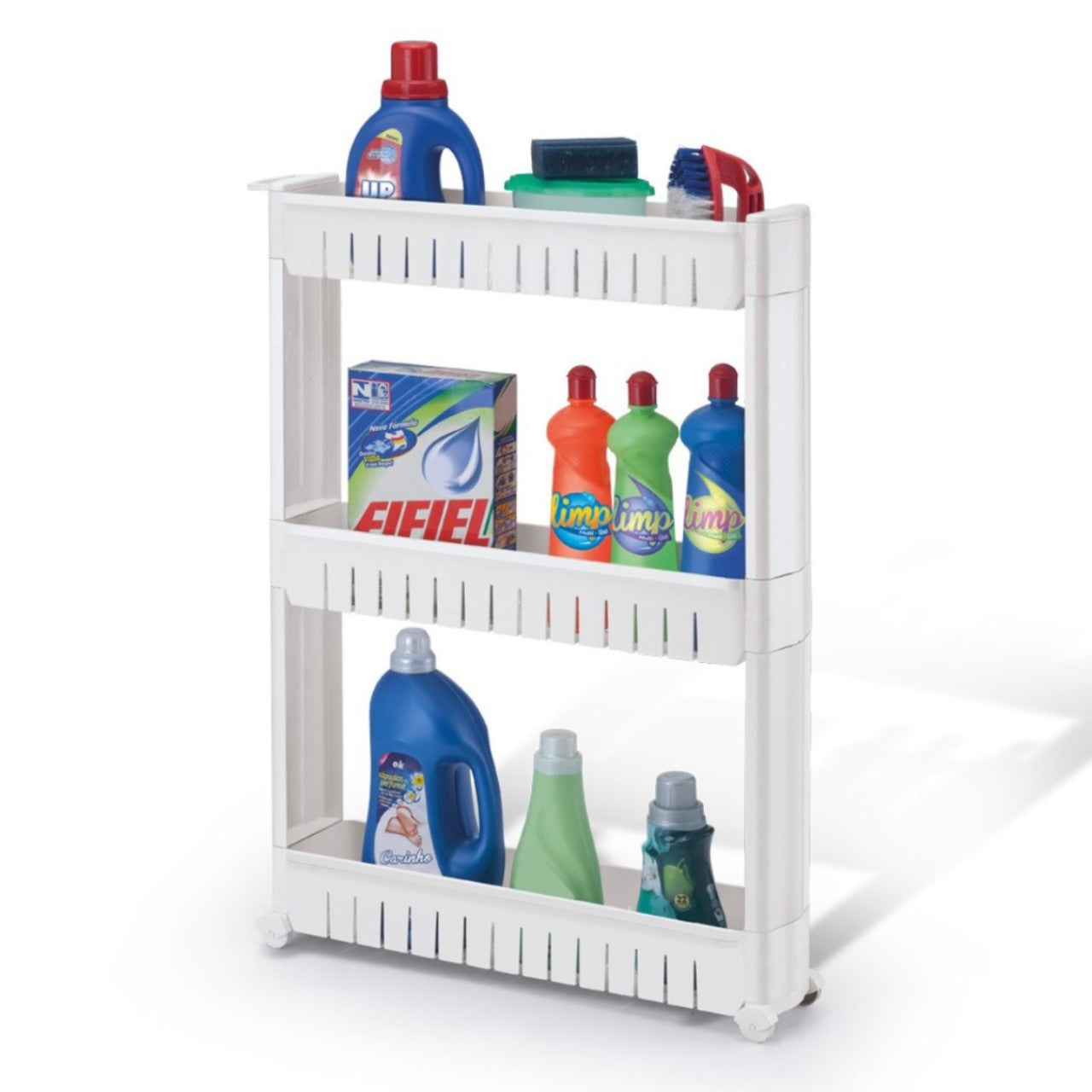 Organizador Multiuso Con Ruedas 54,5x12,5x77,5 cm - Be-eme Tienda Online