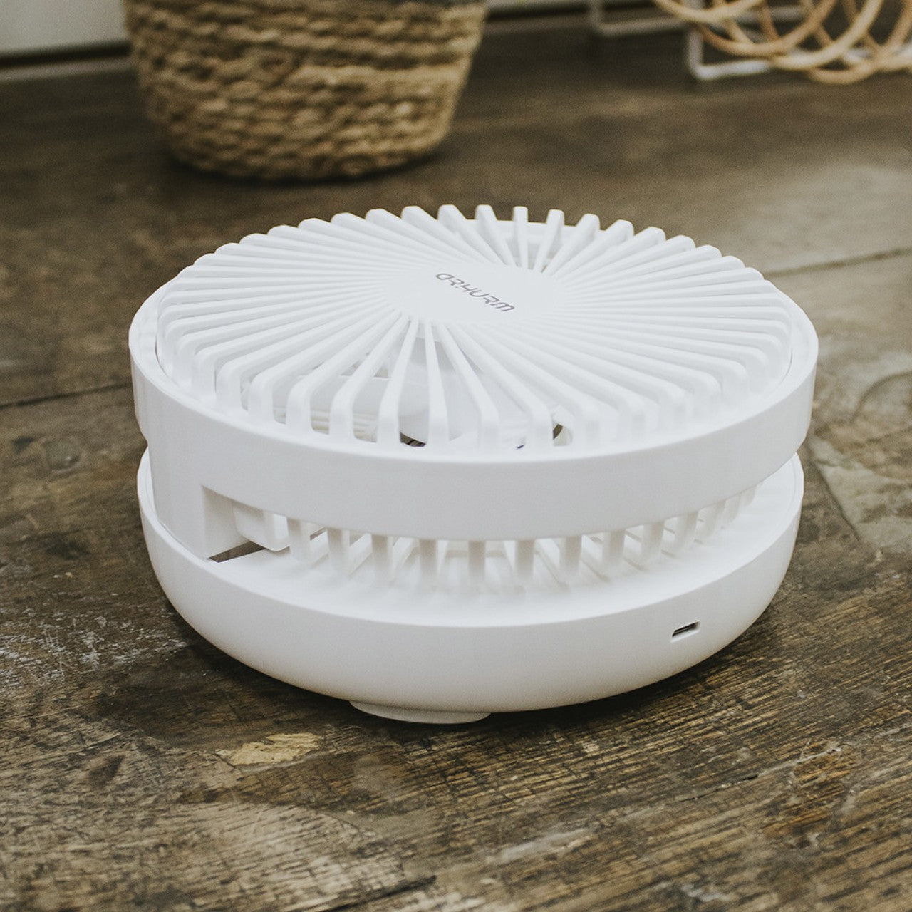 Ventilador Plegable USB Blanco 4W 16x30 cm - Be-eme Tienda Online