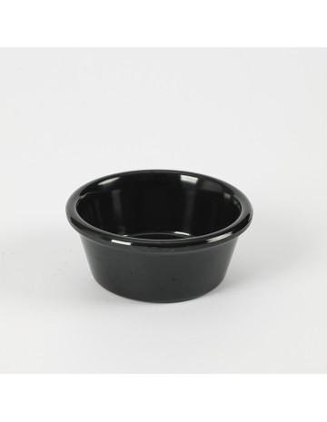 Ramekin melamina negro 21x8 cm