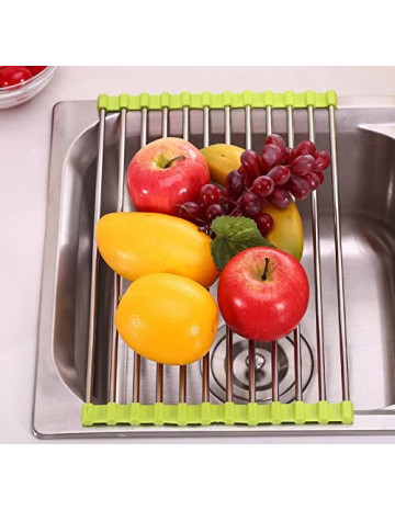 Escurridor de platos enrollable – Multifunción -  37,5x23 cm 2