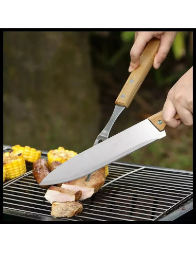 Set Asador 2 Piezas en Estuche