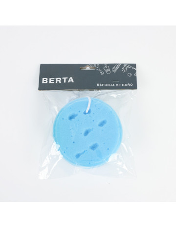 Esponja redonda fibra con agujeros colores surtidos 13 cm