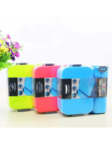 Lunchera + botella 400 ml colores