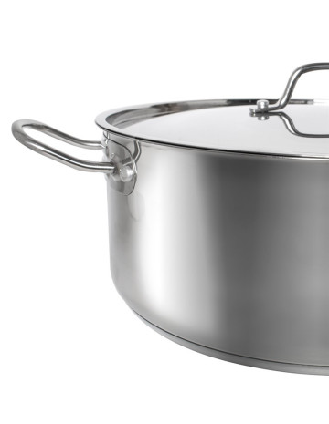 Olla gastronomica acero inoxidable con tapa 11,8 lts 2