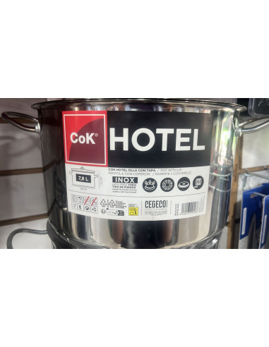 Olla gastronomica acero inoxidable con tapa...