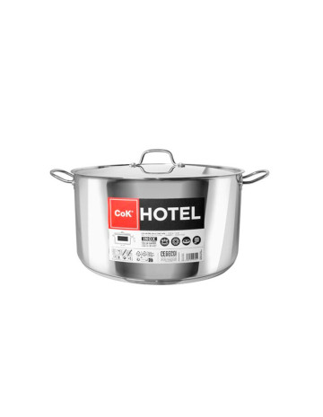 Olla gastronomica acero inoxidable con tapa 11,8 lts