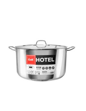 Olla gastronomica acero inoxidable con tapa 14,2 lts