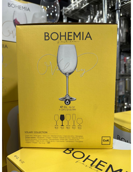 Copa bohemia crystal  caja x6 unidades 470ml