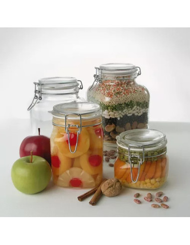 Frasco hermetico vidrio 750 ml