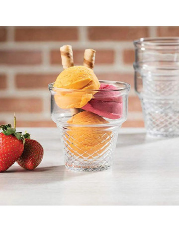 Copa para helado 245 ml pack x3