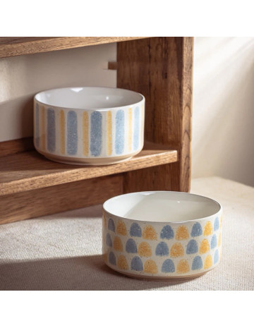 Bowl recto ceramica diseños 13,8x7,4 cm 2