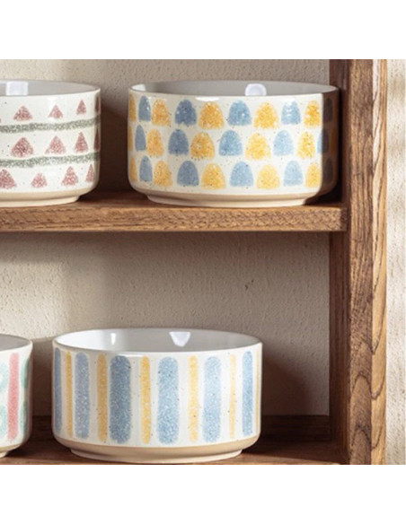 Bowl recto ceramica diseños 13,8x7,4 cm