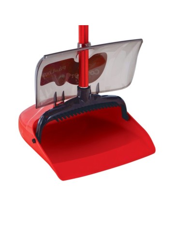 Pala articulada para basura con tapa 11x26x121 cm