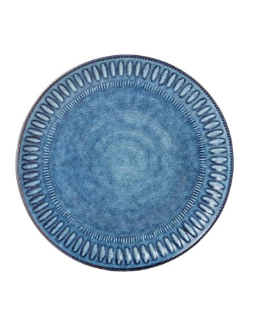 Plato postre ceramica Marino azul 20 cm