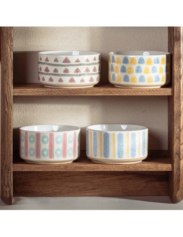 Bowl recto ceramica diseños 13,8x7,4 cm