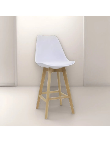 Taburete Butaca alta eames acolchonada 2