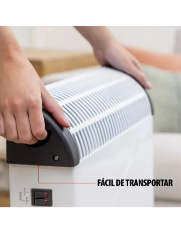 Convector electrico con termostato 2000W 2