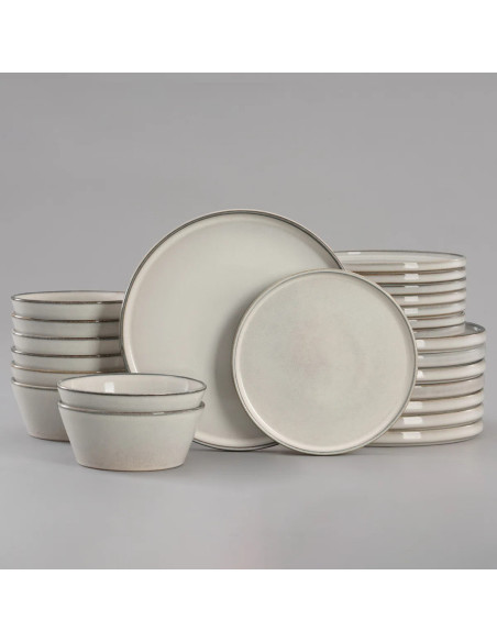 Bowl ceramica beige Valencia 14,8 cm