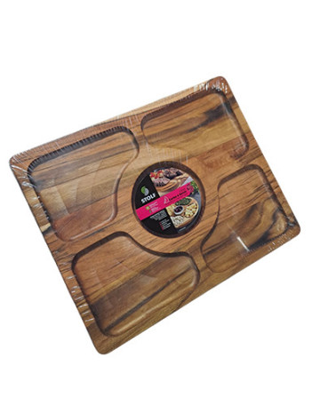 Copetinero rectangular 5 diviciones