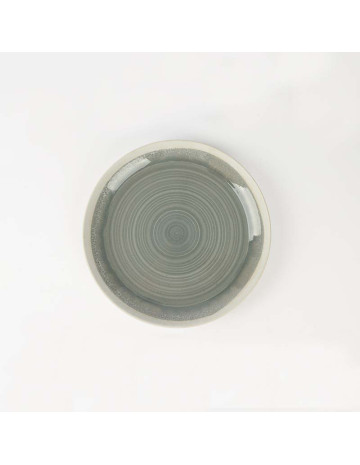 Plato cerámica Ceniza 27cm