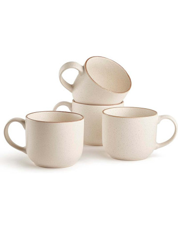 Taza cerámica con textura 550ml