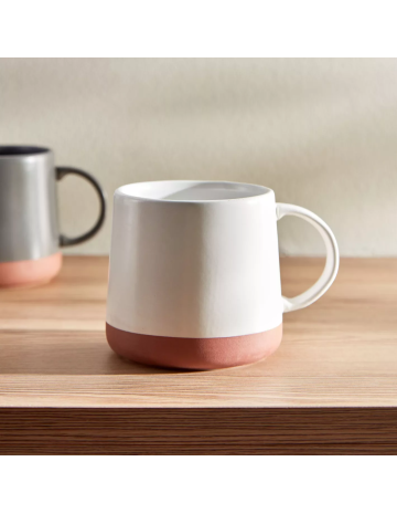 Taza de cerámica bicolor 480ml