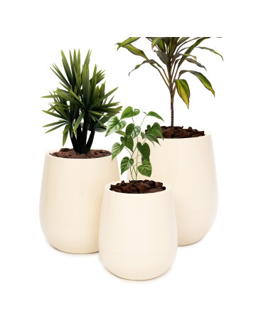 Maceta Marfil Uovo Autorriego Grande