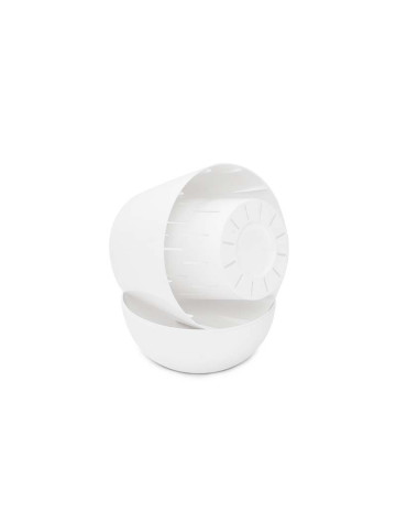 Maceta Blanca Uovo Autorriego Grande 2