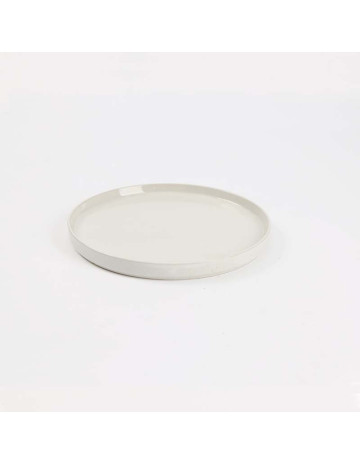 Plato de cerámica blanco 20cm 2