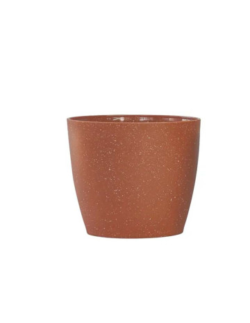 Maceta Nórdica Enlozada Moka 22cm