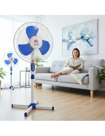 Ventilador De Pie 3 Aspas 3 Velocidades