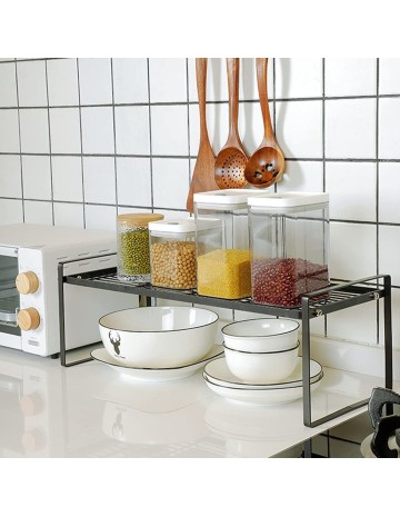 Estante organizador metal 51x21x18 cm