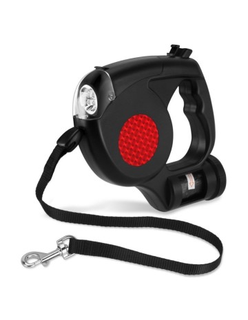Correa retráctil para perros 3 en 1