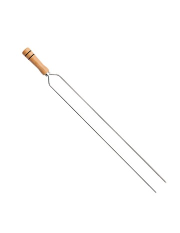 Pincho doble para parrilla 75x3x3 cm