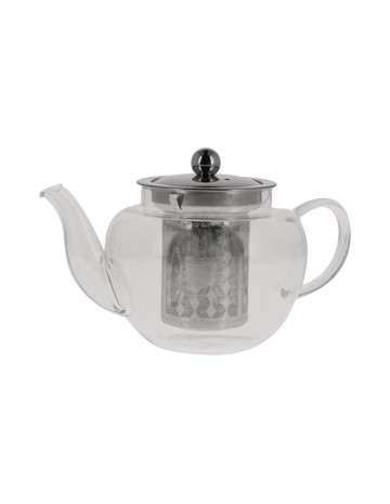 Tetera de vidrio 600 ml con infusor acero inox