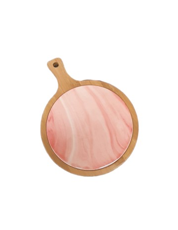 Tabla de madera para picar con base de cerámica