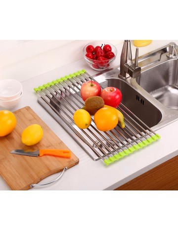 Escurridor de platos enrollable – Multifunción -  37,5x23 cm