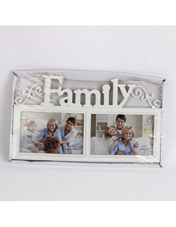 Porta Retrato Plastico x 2 Family