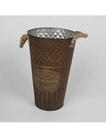 Jarron Vintage Laton con Asas