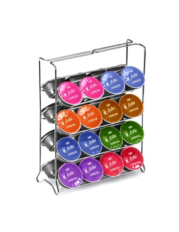 Soporte para capsulas dolce gusto cromado 10x28 cm 2