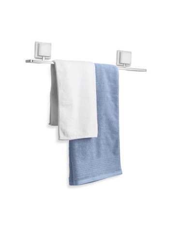Toallero adhesivo plata 50x7x7,4 cm