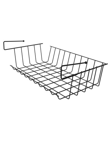 Estante de colgar plateado 38x21,5X11 cm 2