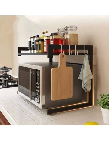 Organizador de cocina H negro 42x36x39/60 cm 2