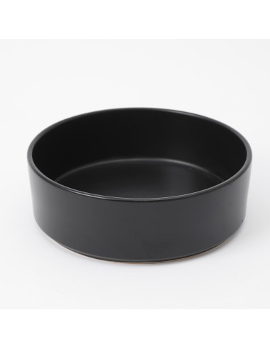 Bowl ceramica negro 18x6cm