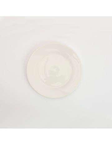Plato ceramica llano blanco 20cm 2