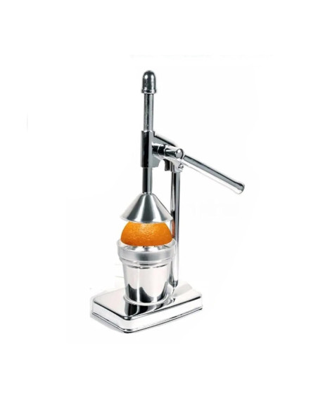 Exprimidor de naranja profesional con palanca acero inoxidable 42 cm