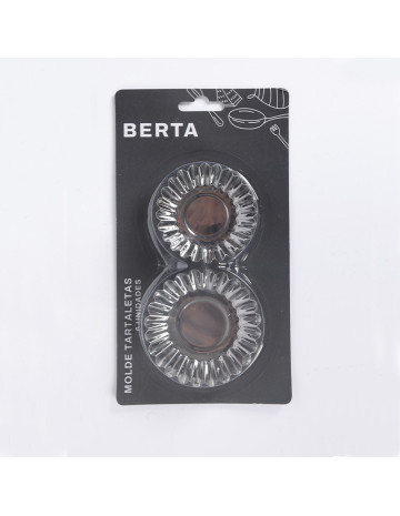 Molde tartaletas redondo acero x6 unidades