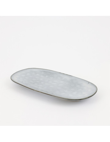 Bandeja oblonga celeste 26x12,6 cm