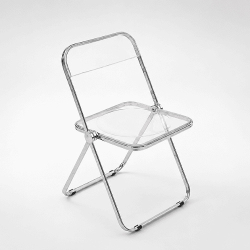 Silla Plegable Transparente Plia - Be-eme Tienda Online